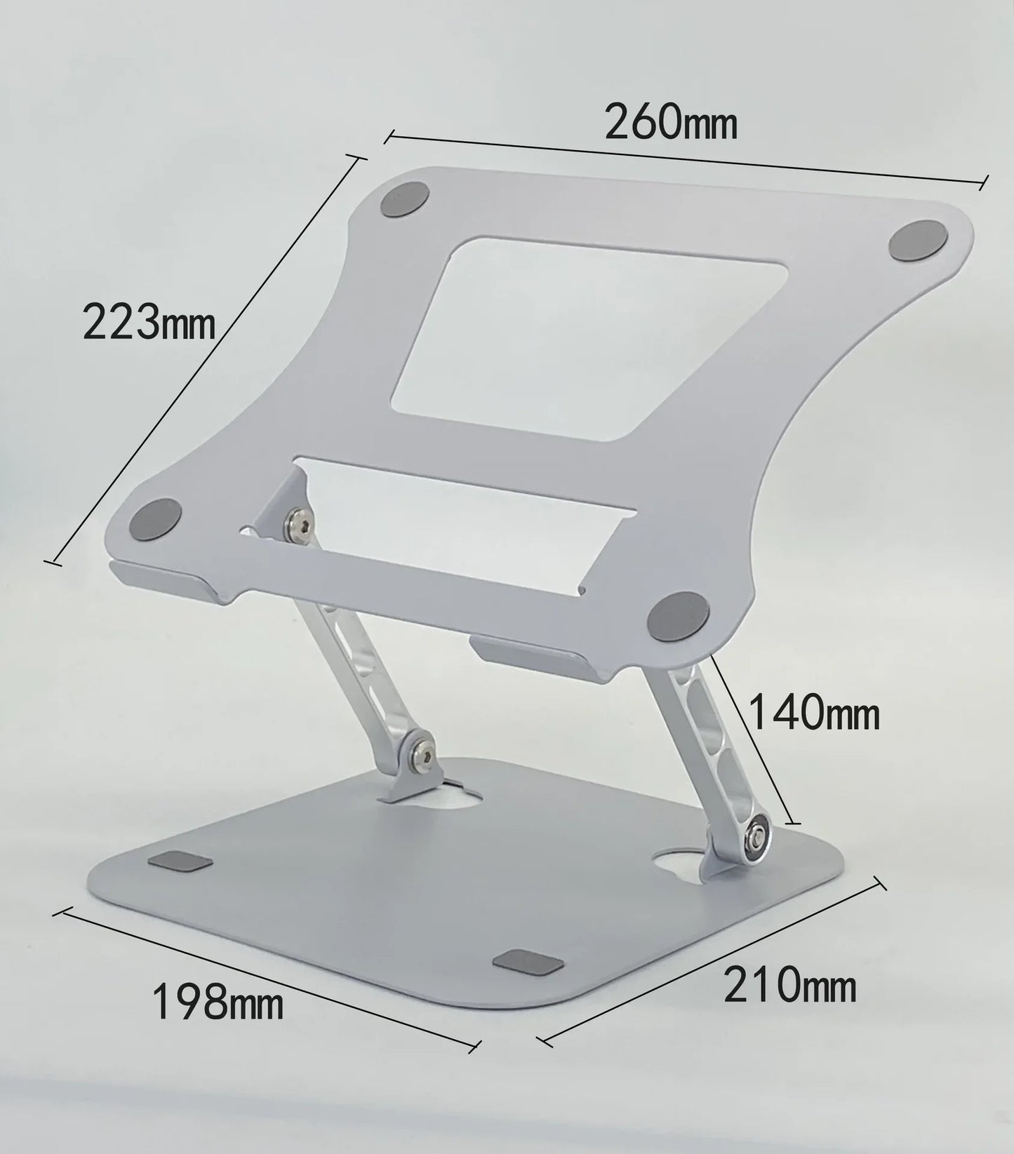 Adjustable Folding Aluminium Tablet and Laptop Stand – Small and Large