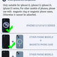 Magnetic Phone Ring Holder – 360° Rotating Grip and Stand for Smartphones
