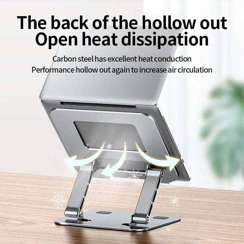 Adjustable Folding Aluminium Tablet and Laptop Stand – Small and Large
